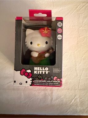 Hello Kitty Black & Pink Boxed Dashboard Hula Doll